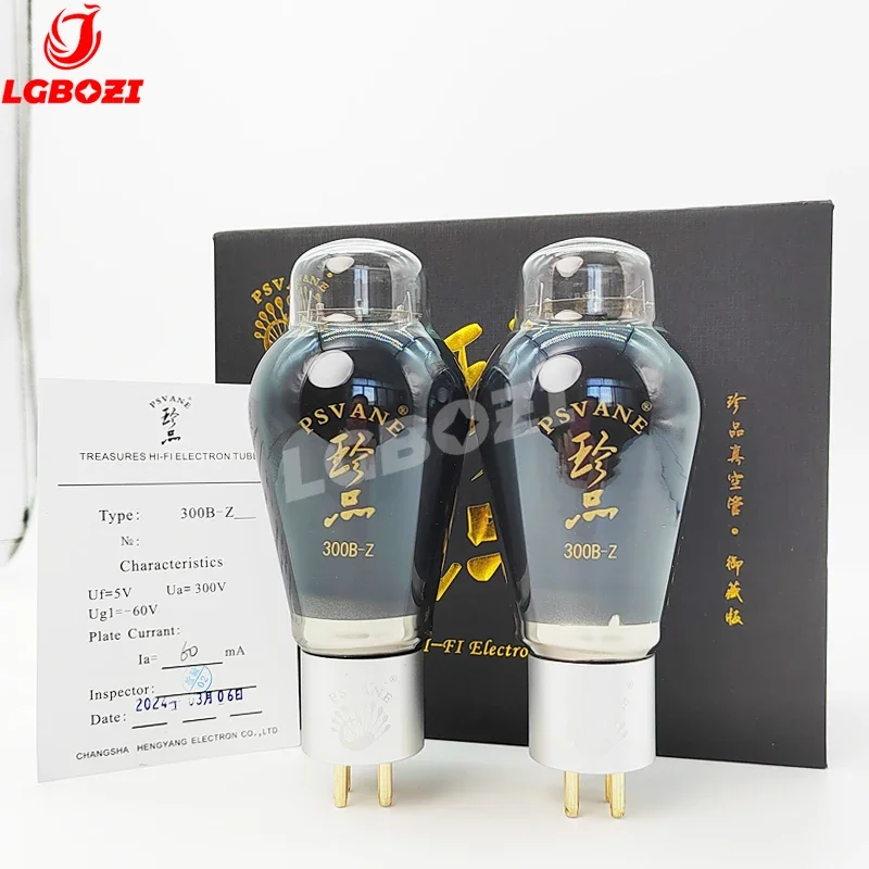 PSVANE TUBE 300B-Z 300BZ Vacuum Tube Upgrade 300B Electronic Tube DIY Amplifier Kit Hifi Audio Valves Parameter Match