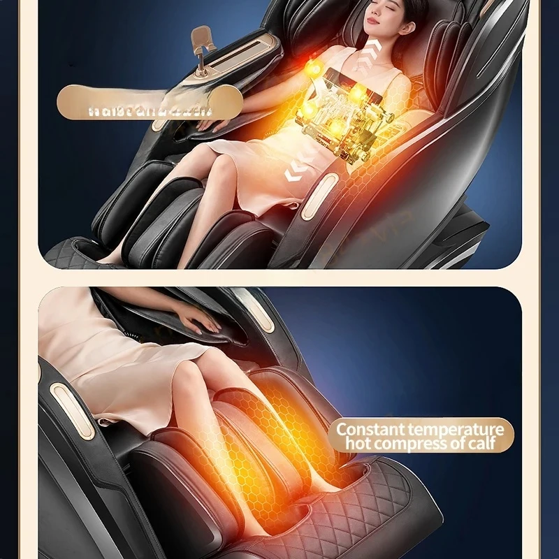 6D Smart Massage Chair Full body Zero Gravity SL-Track Shiatsu Massage Recliner Chairs with Health Detection Heated