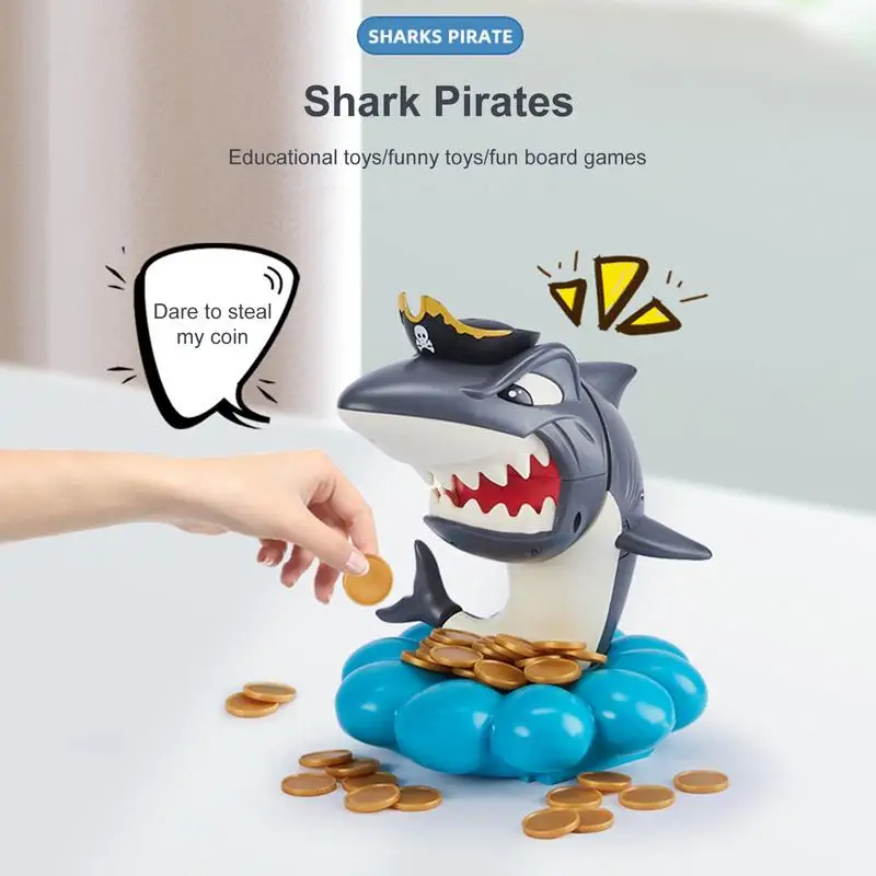 لعبة القرش لدغة المزحة العائلية، ألعاب تعليمية مضحكة، نشاط تنافسي لقضاء العطلات، تاريخ التجمع، نزهة ليلة عائلية #4