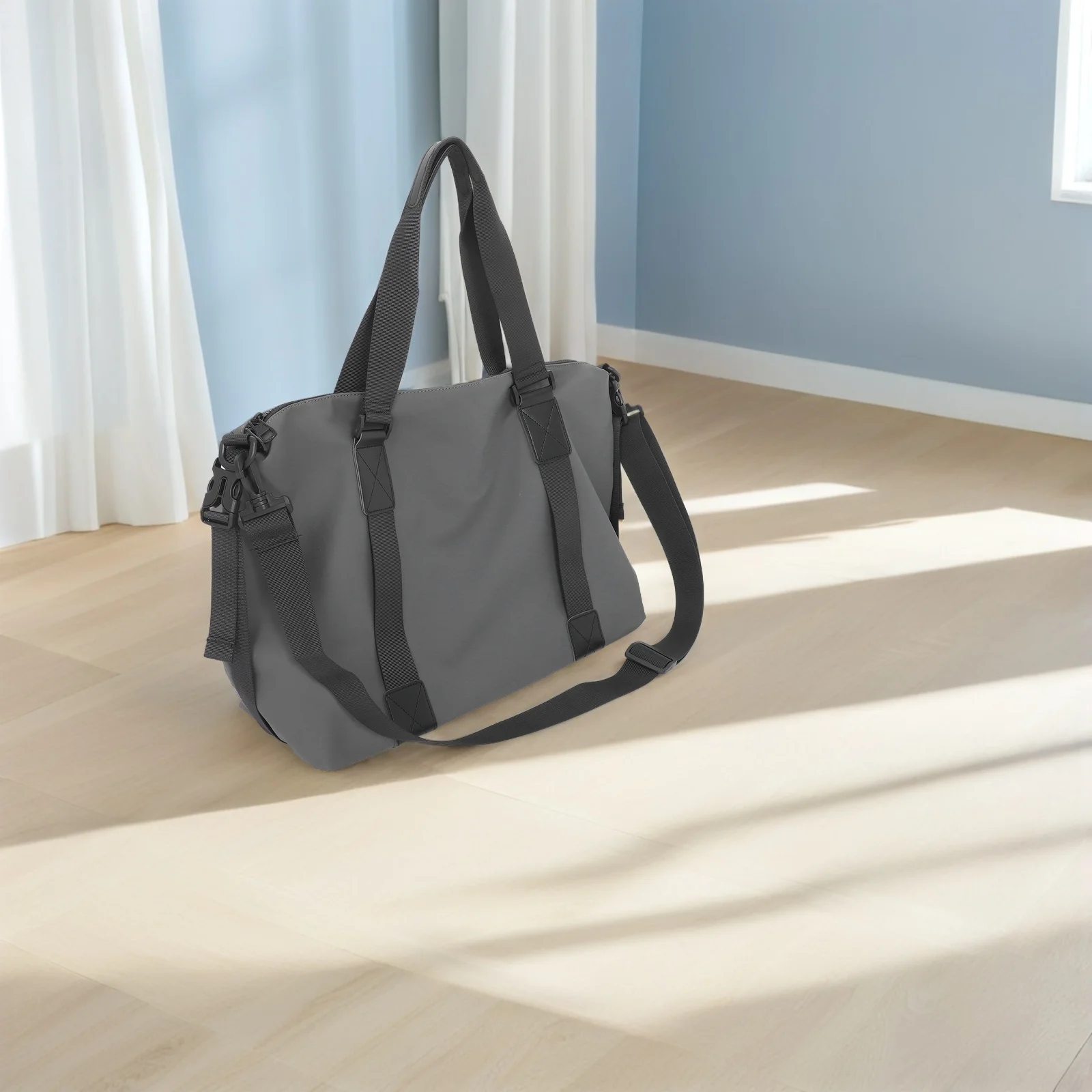 Yoga Mat Storage Bag Organizer Large Capacity Lightweight Polyester Gym Workout Travel Tote Women Spacious Durable Dual Carry