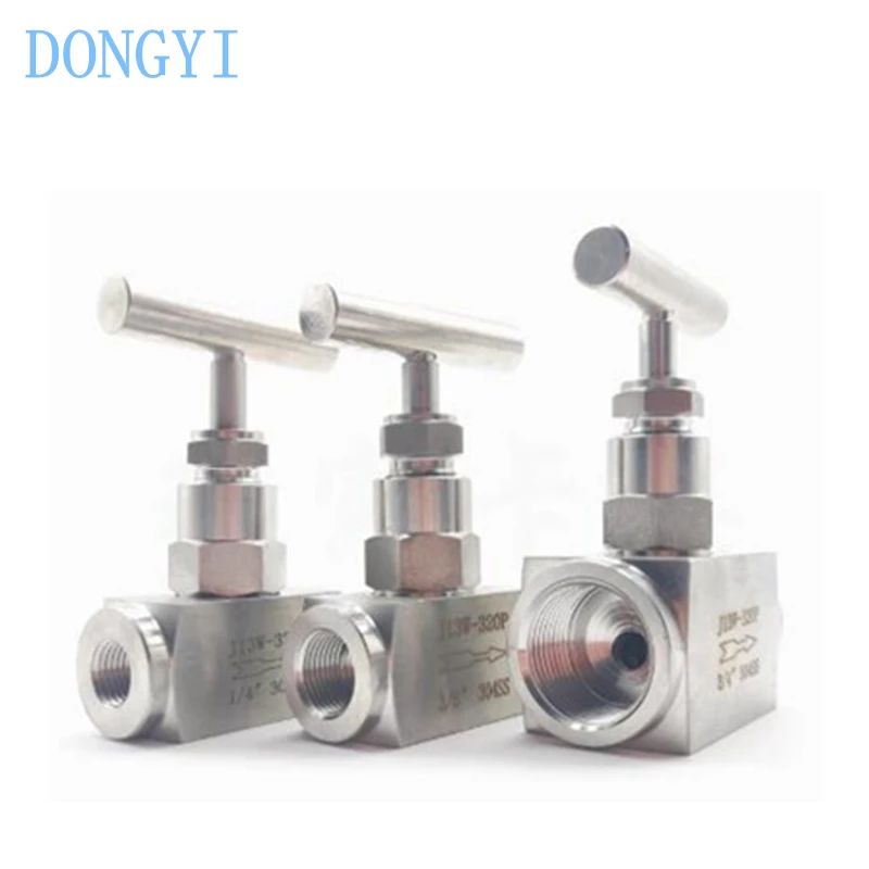 Female Thread Needle Valve J13W-320P SS304 G NPT 1/8