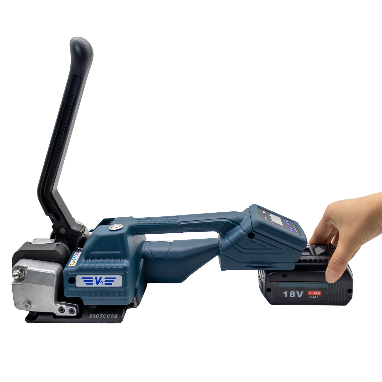 One-click Operation Automatic Strapping Machine 5000mha Battery Powered Strapping Tool For 1/2 In-5/8 In PP /PET Straps