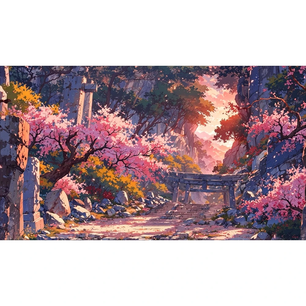 A Beautiful Habitat Scenery 500/1000/1200/2000 PCS Jigsaw Puzzles Family Activity Games DIY Puzzle for Living Room Home Decor