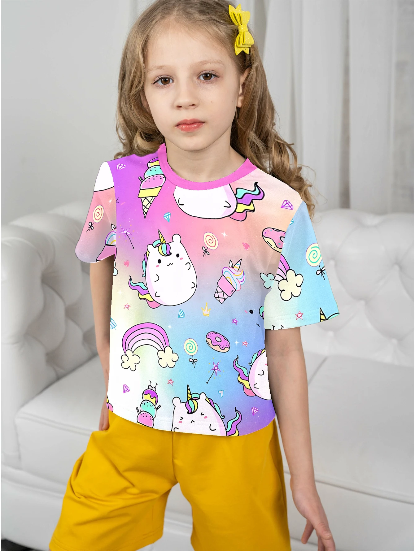 Cartoon Cat-P-Pusheens 3D Print Baby Clothing 5 to 14 Years Male Outdoor Clothes for Children Boy Girl Child T-Shirt Top Shirts