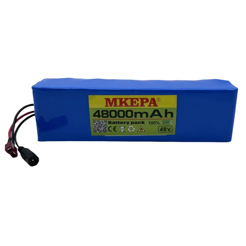 48V Brand New 13S3P 48V 48Ah 18650 Lithium Battery Pack + Built-in BMS 500-1000W Electric Bicycle Battery