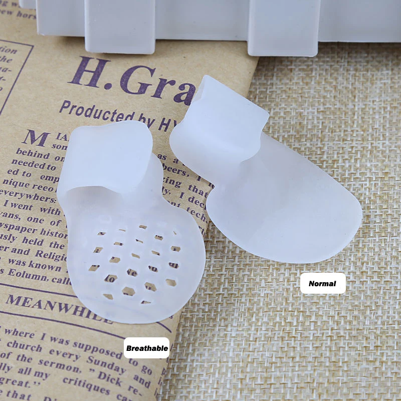 Pexmen 2/4Pcs Pinky Toe Separators Little Toe Cushion Splint Small Toe Protector Prevent Blisters Callus and Corns