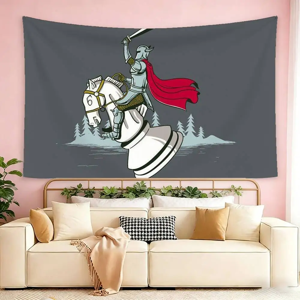 Chess Board   Flags Wall Hanging Tapestry Outdoor Garage Room Decorative flag Background Blanket