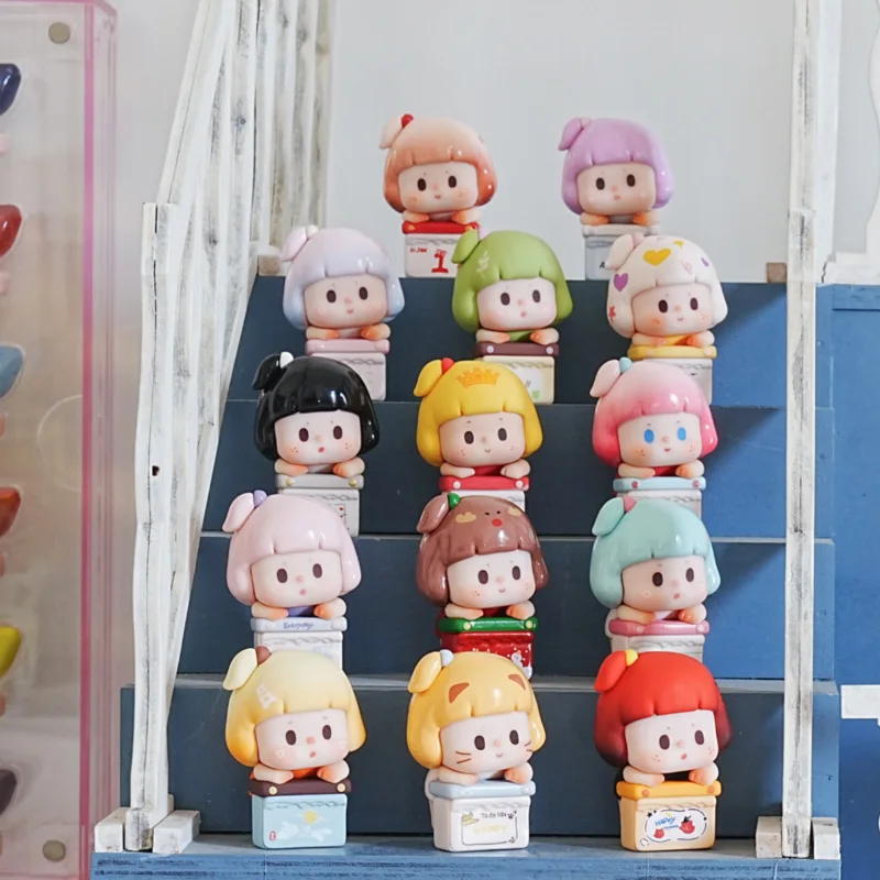 

Original Bu Er Little Moments Series Blind Box Buer Q Version Figurine Toys Desktop Ornaments Collector Kids Surprise Gifts
