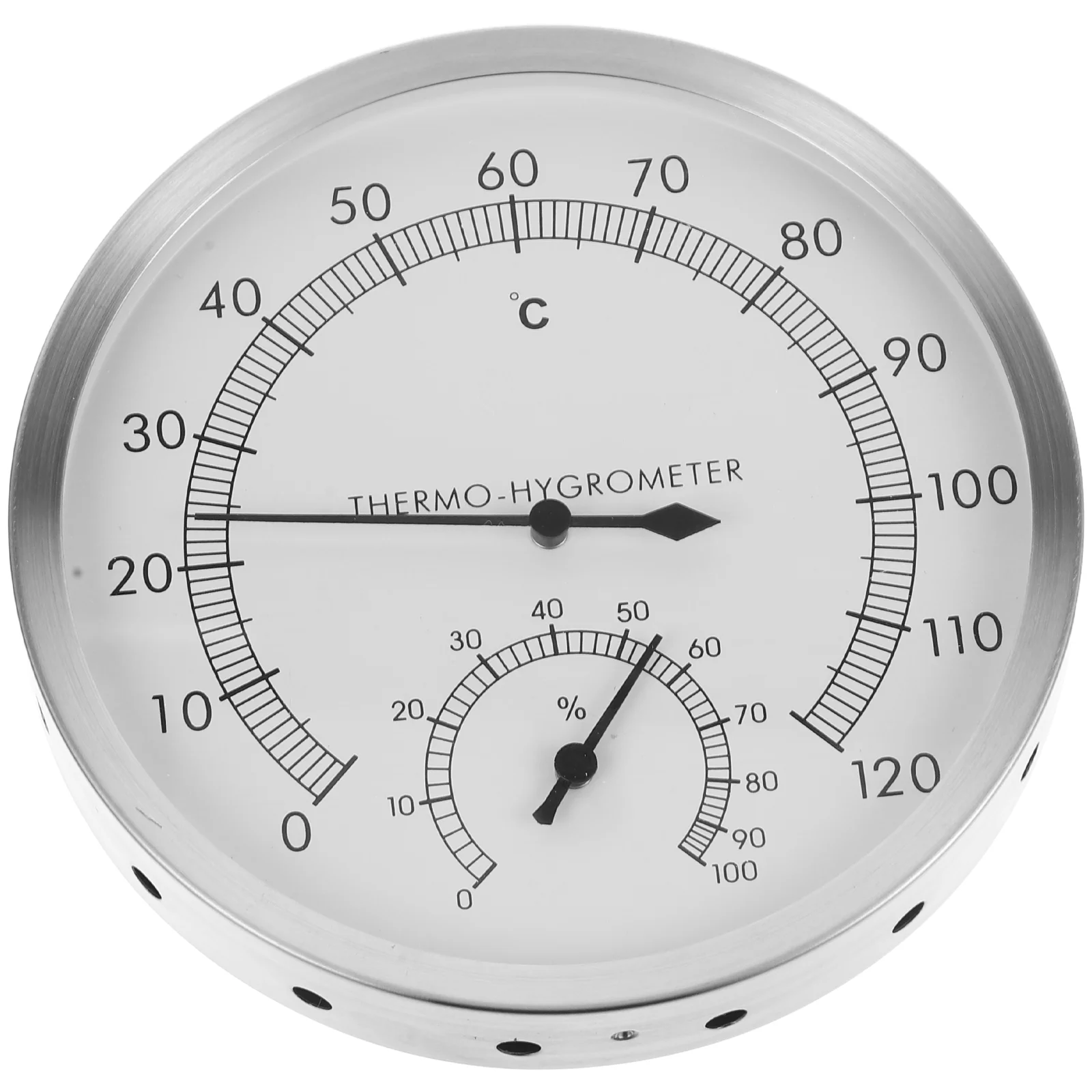 

Sauna Humidity Thermometer Outdoor Professional High Precision Temperature Gauge Stainless Steel