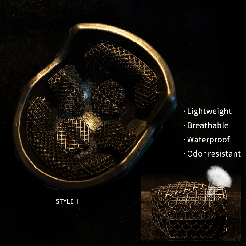 3D Printed Helmet Cooling Pad Honeycomb Breathable Liner Tactical Helmet Insert Airsoft Helmet Padding Sweat Absorbing Comfort
