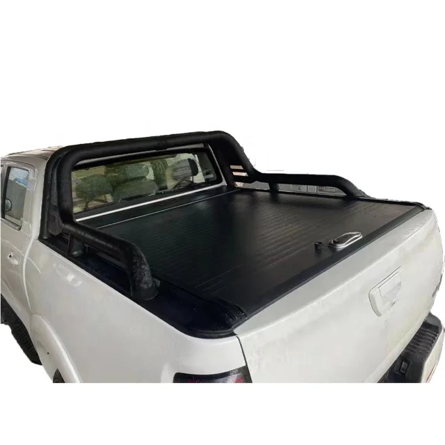 

Retractable Tonneau Cover Pickup Truck Bed Cover Roller Lid Bed Rear Cover 4x4 Aluminum Roller Lid For Tacoma