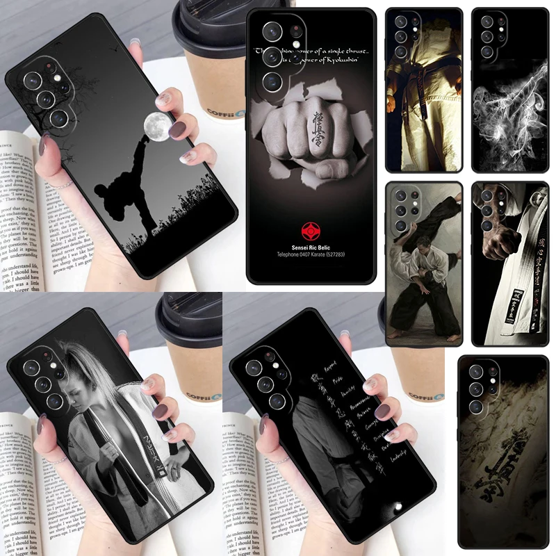 Oyama Kyokushin Karate Kung Fu Phone Case for Samsung Galaxy S26 Ultra S25 S24 S23 S22 S21 S20 Note10 Plus FE Cover
