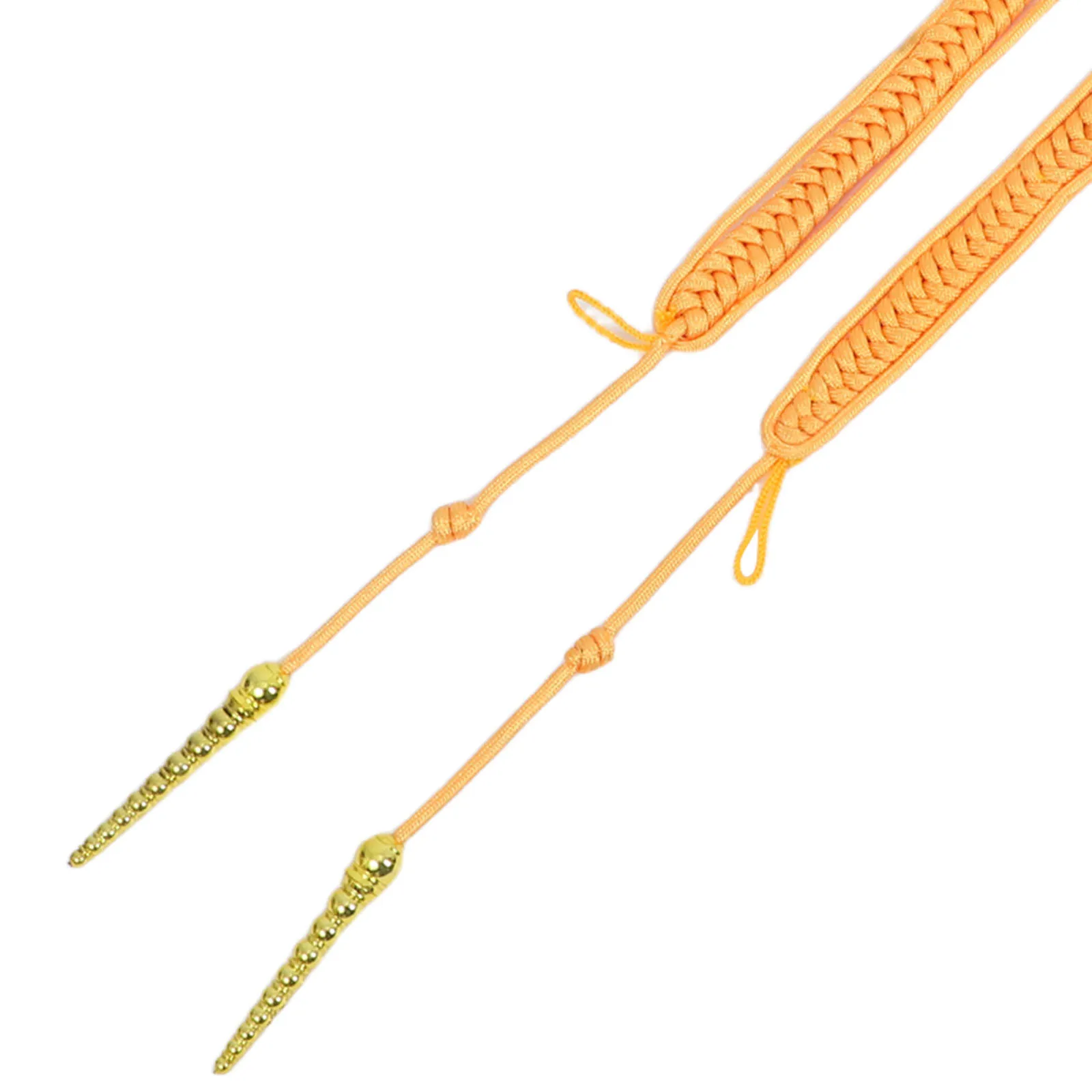 Cordoncino per spalla uniforme Spalline intrecciate Aiguillette dorate Squisita fattura Vestibilità comoda Sicurezza per spettacoli teatrali