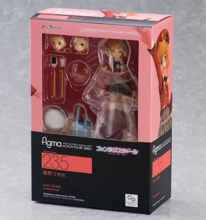 Original Figma 235 Fantasista Doll Uno Uzume Action Figures Model Toys Anime Figura Gift