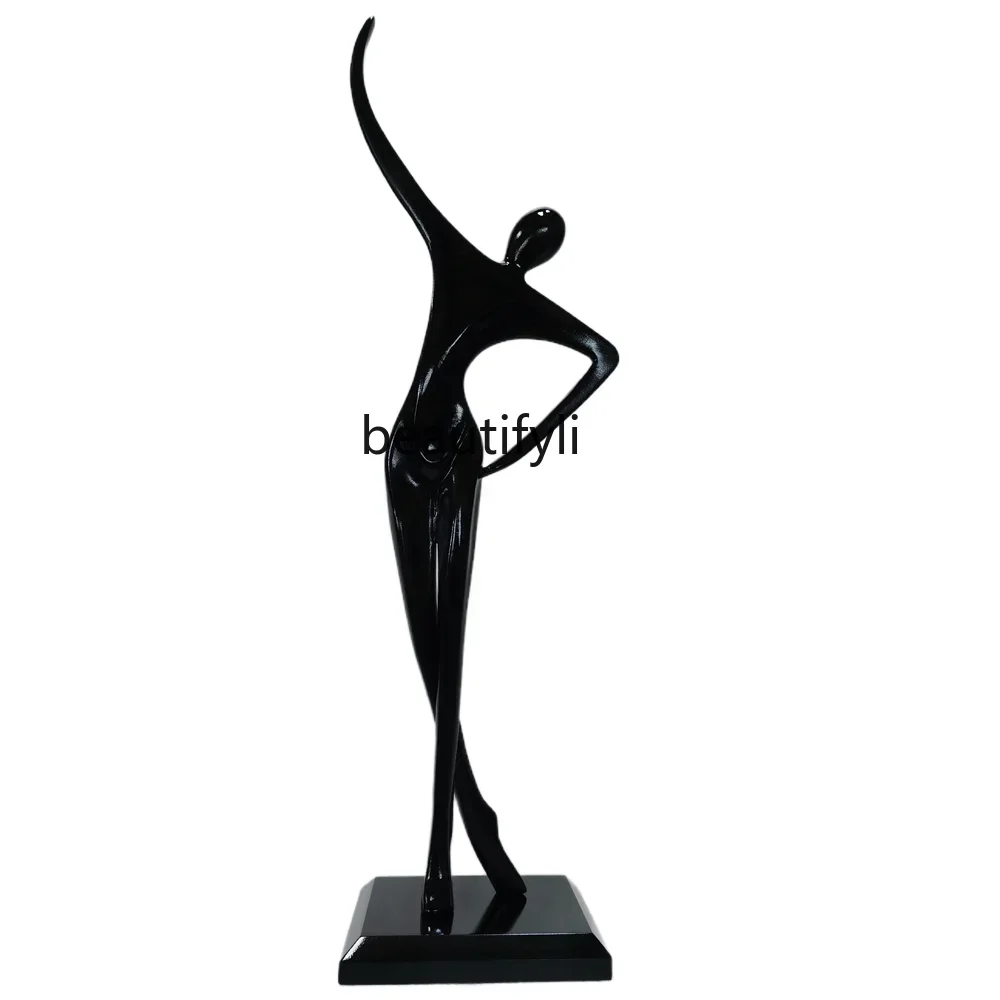 Humanoid Art Sculpture Muse Ornament Light Luxury Living Room Creative Ornament Simple Floor