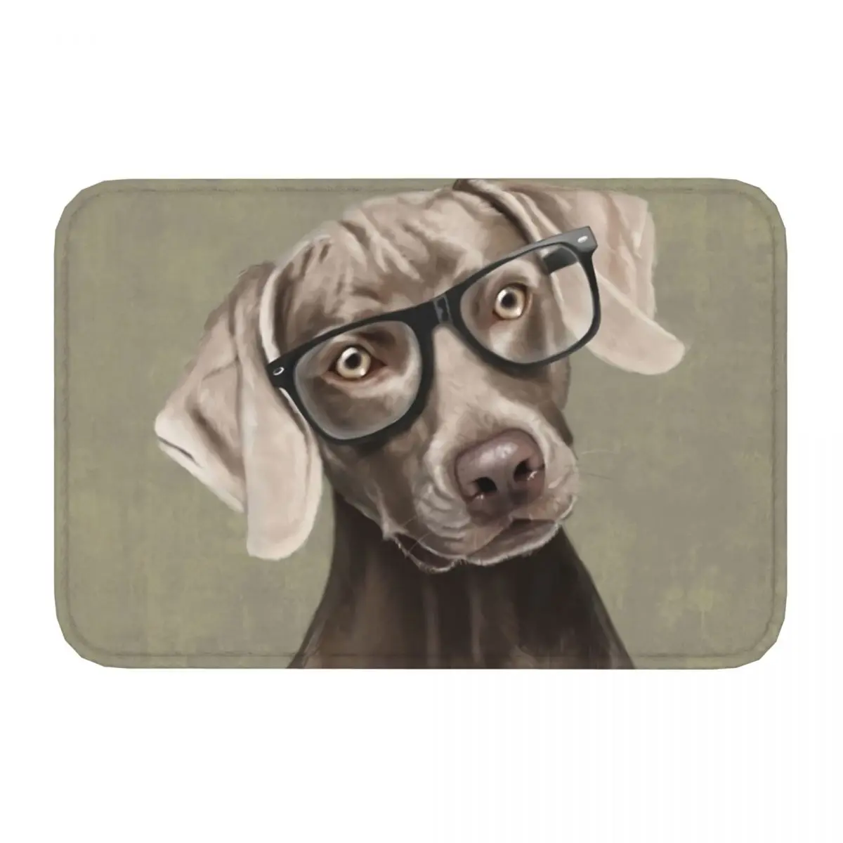 Bath Non-Slip Carpet Mr Weimaraner Living Room Mat Welcome Doormat Home Decor Rug