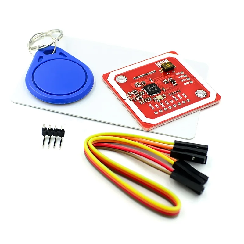 

【Buy It-Now!】1Set PN532 NFC RFID Wireless Reader Module V3 Writer Mode User Kit IC S50 Card PCB Attenna Antenna I2C IIC SPI HSU