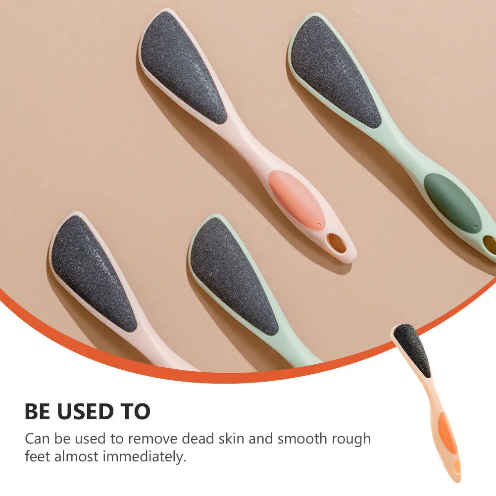 1Set Double-Sided Foot File Callus Remover with Ergonomic Non-Slip Handle for Home Professional Pedicure Smooth Rough Feet Fast