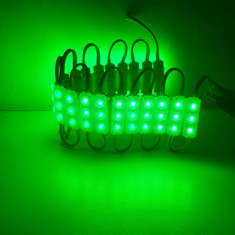 20pcs DC 12V LED Module 2835 6500k White SMD Modules with Lens 29*09mm  Backlight Waterproof IP67 Sign Lighting Cool White