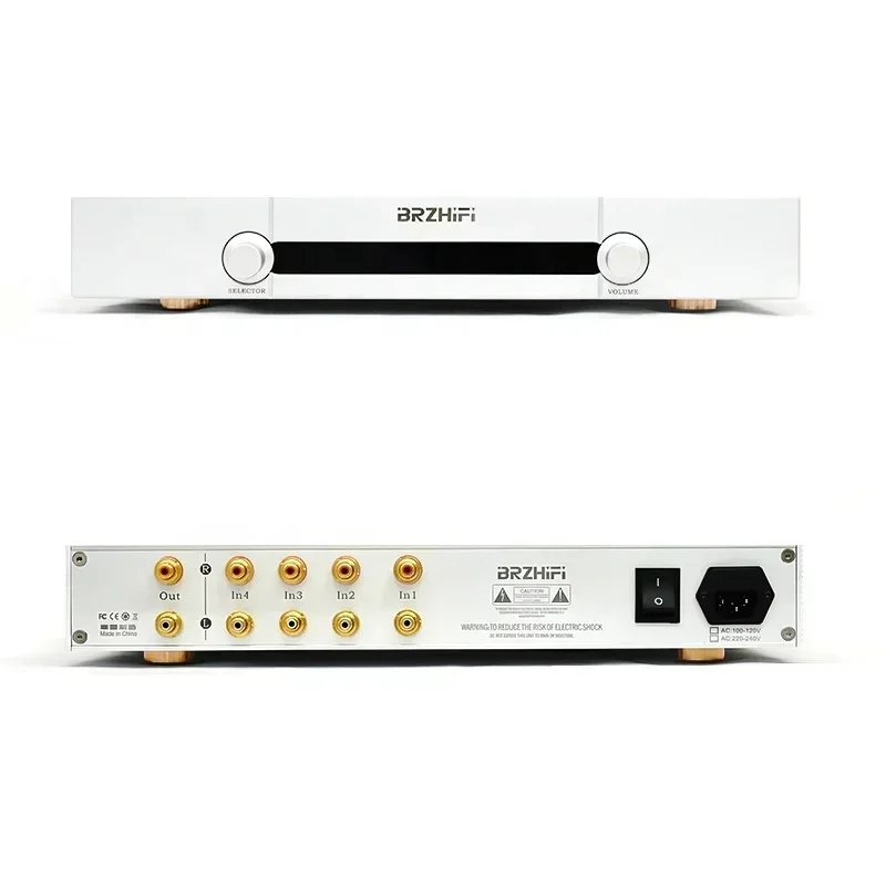 BRZHIFI Clone GOLDMUND 27 Control remoto Preamplificador de potencia de alta gama Preamplificador HIFI Audiophile Audio en casa Preamplificador estéreo