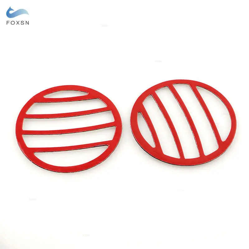 Car Defogger Vent Outlet Panel Trim Stickers For Audi Q7 2007 2008 2009 2010 2011 2012 2013 2014 2015 Soft Carbon Fiber Decor