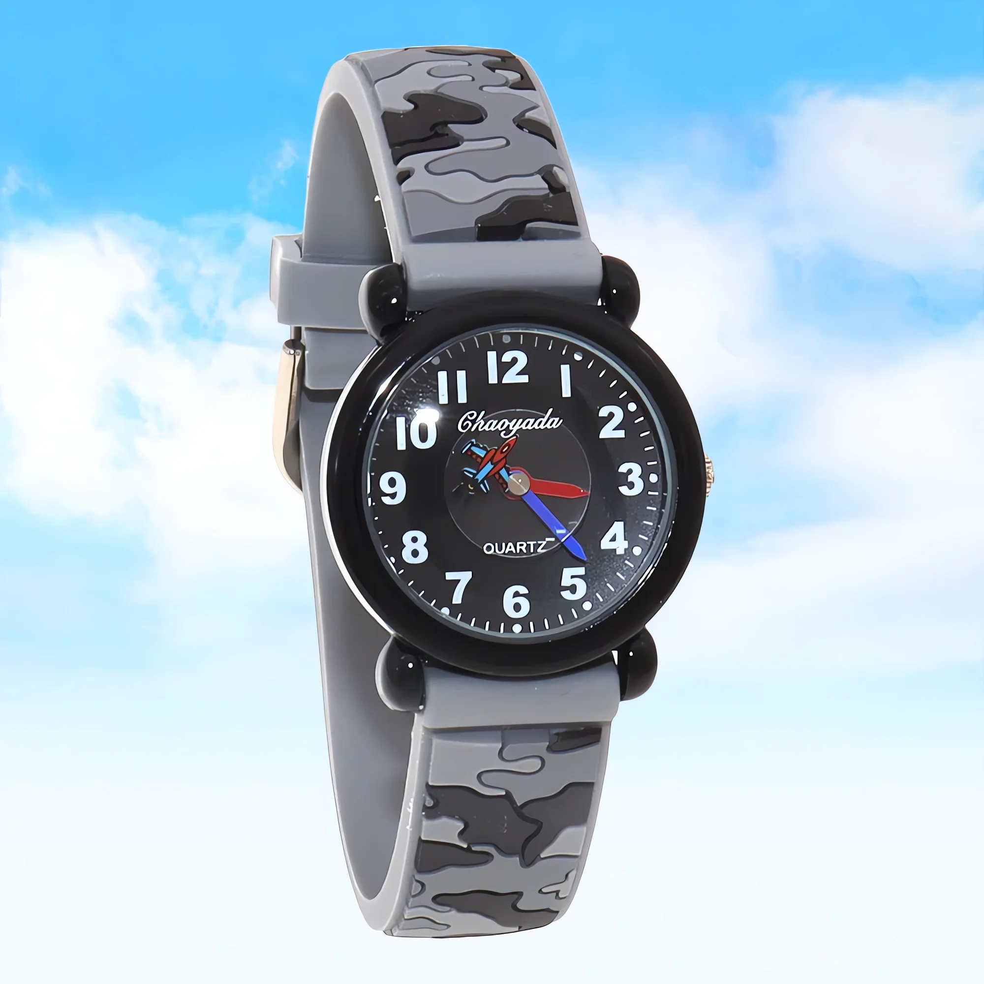 

Цифровые кварцевые наручные часы Chaoyada для мальчиков, повседневные часы - идеальный подарок на день рождения для детей и студентов