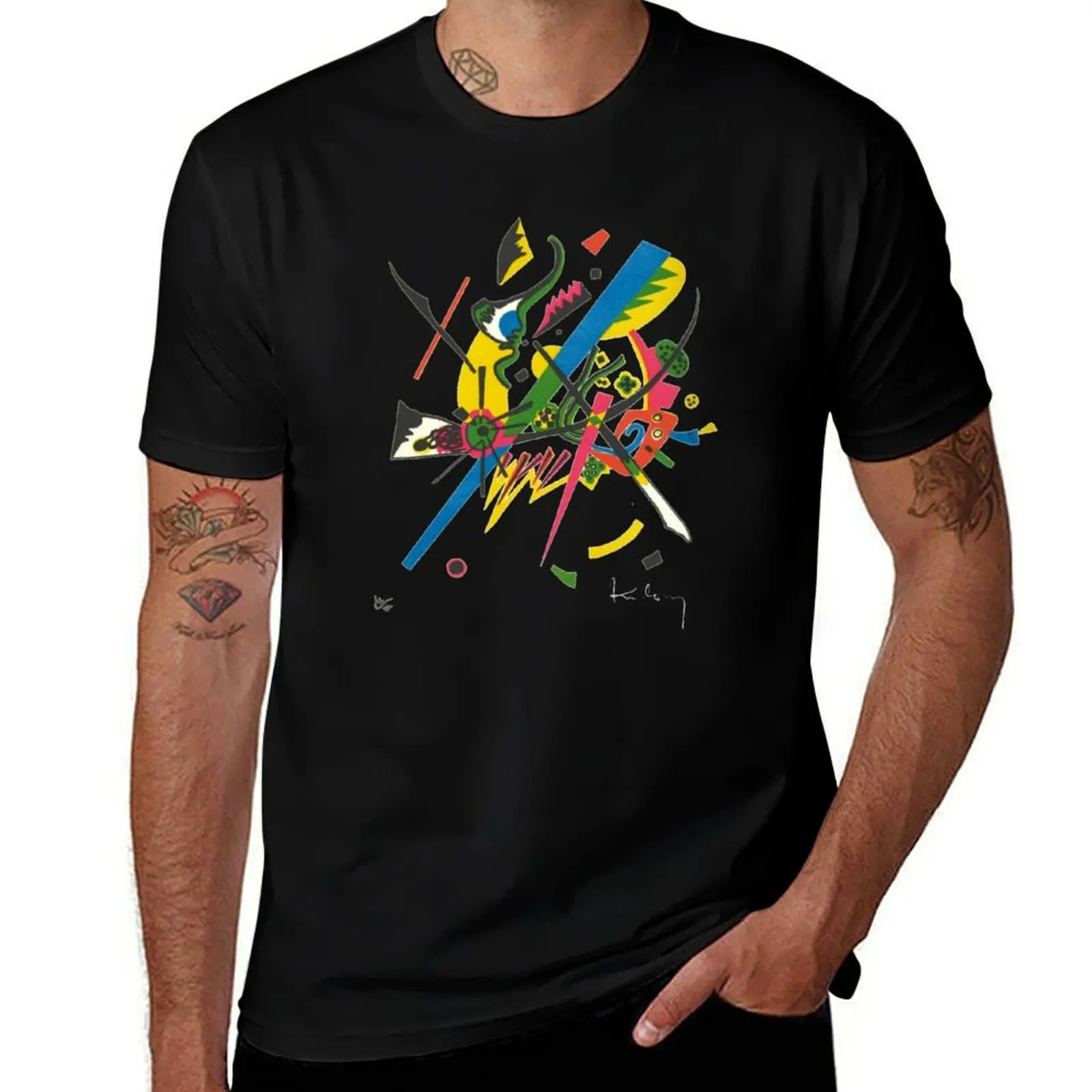 

Vasily Kandinsky w/ Signature Small Worlds I T-Shirt quick-drying affliction shirts plus sizes clothes for men