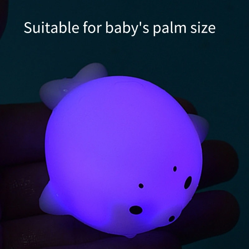 9 قطع لعبة الصيد مقاومة للماء تضيء لعبة حمام الطفل للأطفال الذين تتراوح أعمارهم بين 3+