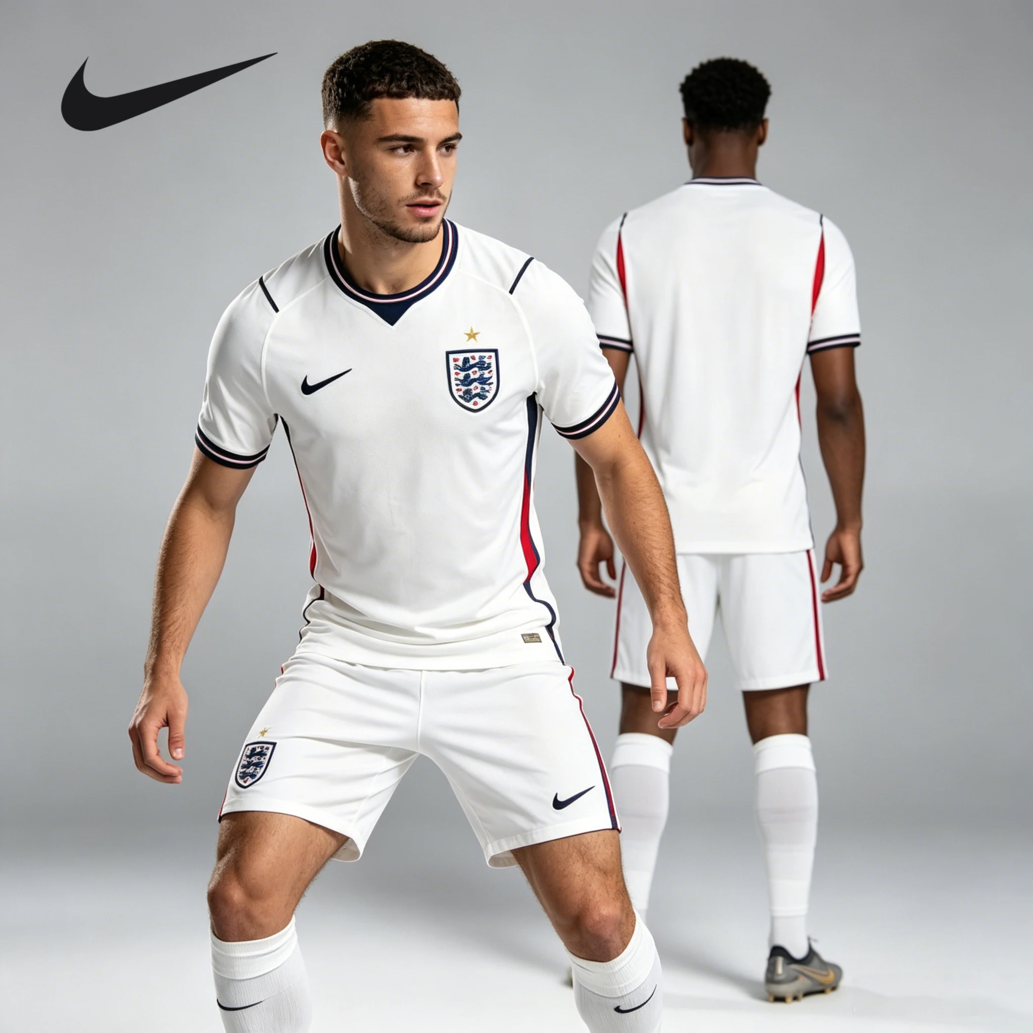 Camiseta de Fútbol Nike Dri-FIT Unisex Versión Aficionado de la Selección de Inglaterra para la Copa Mundial 2026, Secado Rápido, Manga Corta, IB5290-100