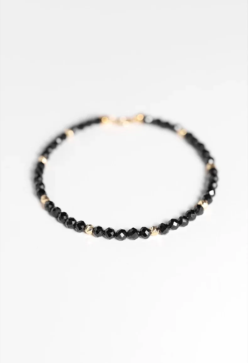new-au750-fine-jewelry-real-18k-gold-bracelet-natural-black-spinel-original-design-party-for-girl-s510