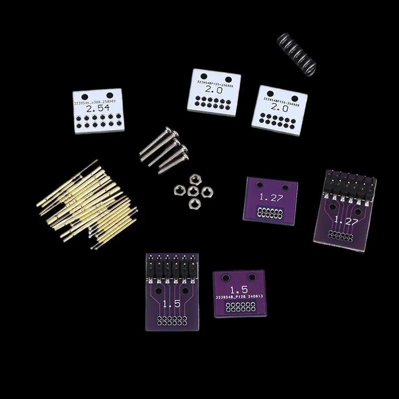 Solid 1.27mm 1.5mm 2mm 2.54mm PCB Probe Clip; Pogo Pin for User-friendly DIY Program Burning