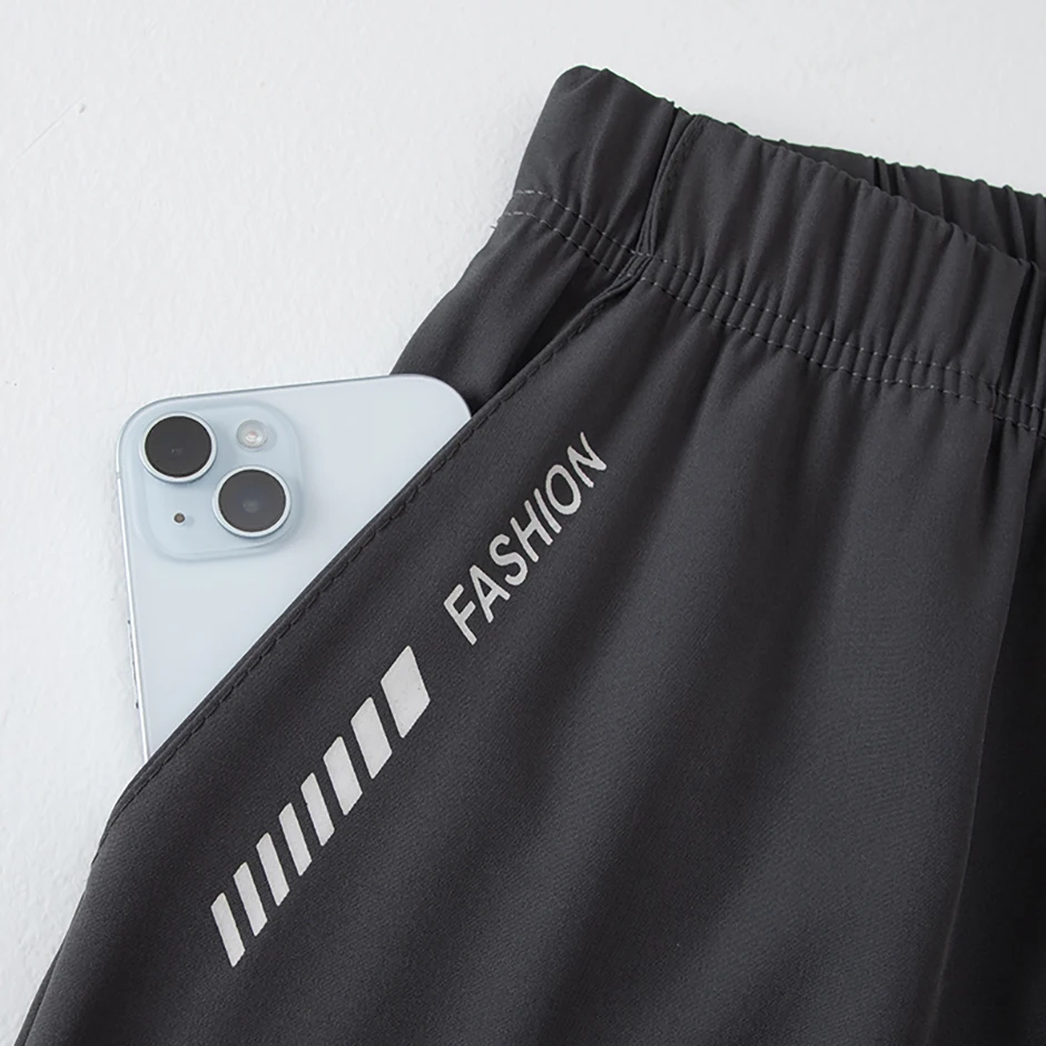 1/3-teiliges Set Damen-Hosen mit geradem Bein in Unifarbe für Frühling und Sommer, lässig, sportlich, bequem und modisch – Detail 8
