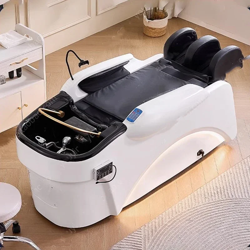 

Commercial Pedicure Spa Chair Salons Japanese Scalp Treatment Water Bed Headspa Massage Table Cama Abatible Sleeping Hairstyle