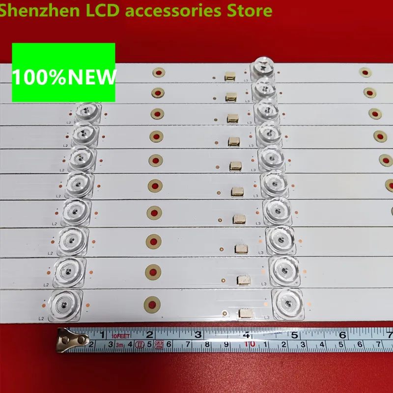 LED شريط إضاءة خلفي ل Contex condition LE-5529ST الخلفية مصباح ليد بار MS-L1543 الألومنيوم CX550DLEDM 5LED 532 مللي متر 100% جديد