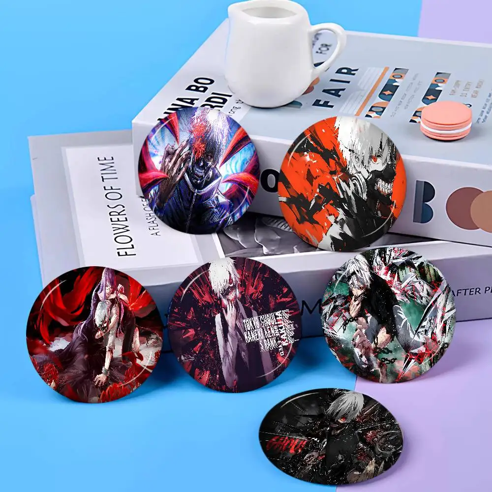 Anime T-tokyo Ghoul Anime Brooches Cute Cartoon  Badge Jacket Jeans Lapel Pin Gift Accessorie