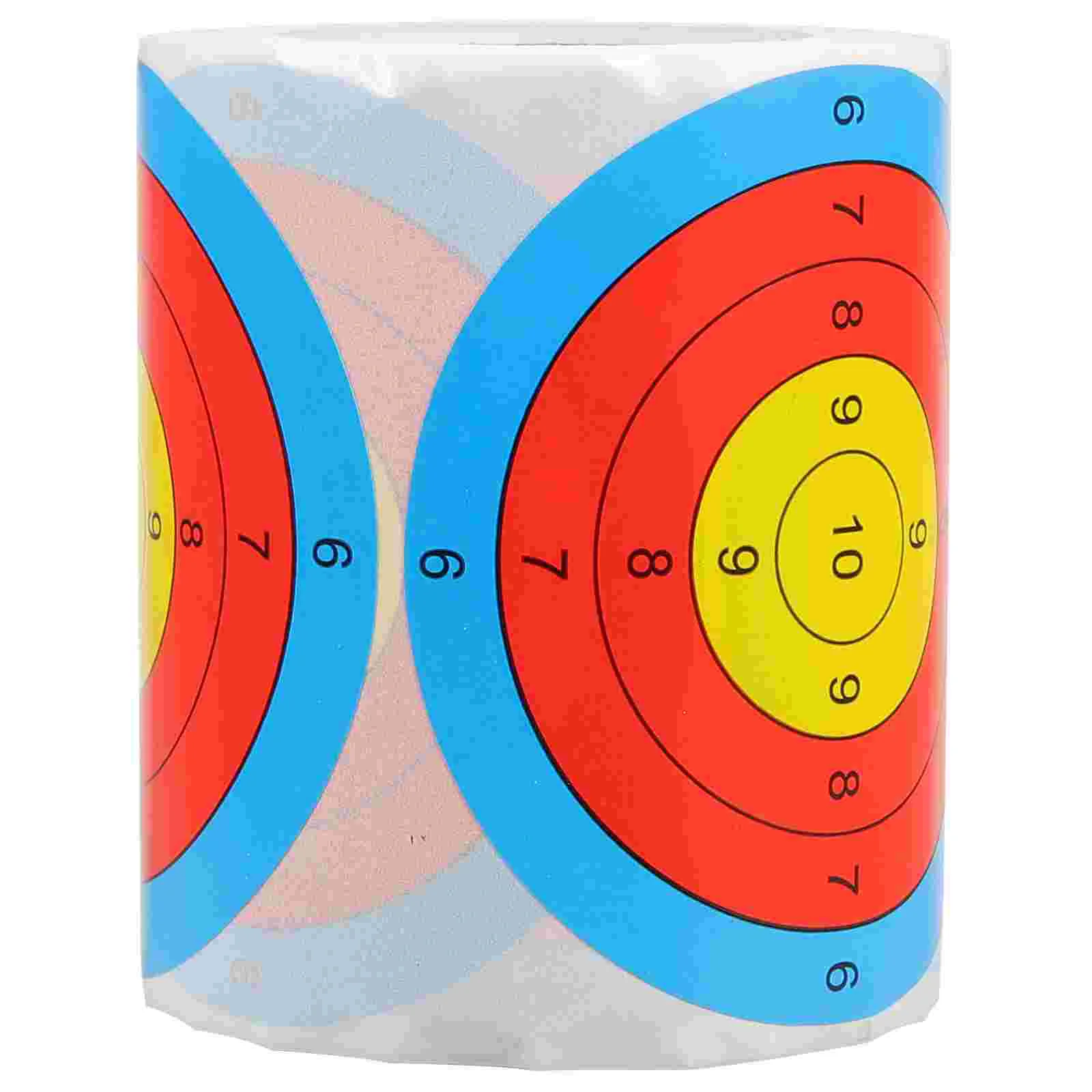 

Target Paper Shoot Targets Shooting Papers Splatter Sticker Labels Fluorescent Spot Silhouette for The Circle