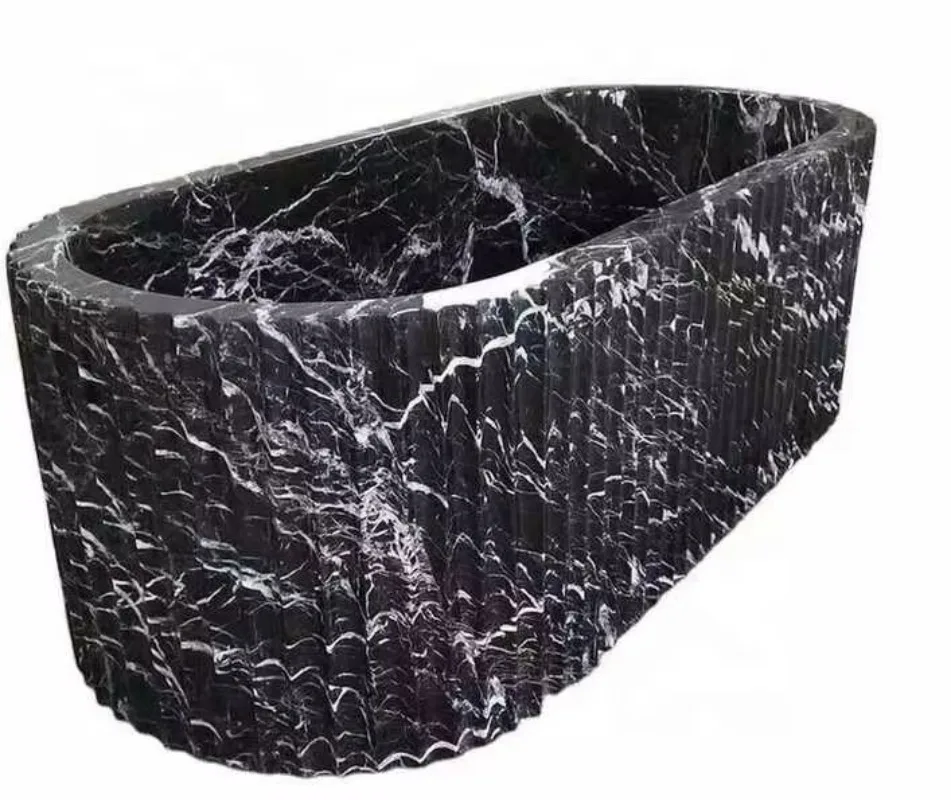 Natural stone marble bathroom shower tub custom