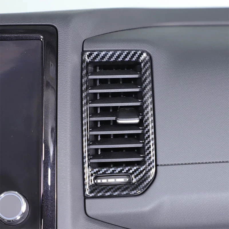 

Gao Ruying For Nissan Frontier 2022-2024 ABS Car Center Console Air Outlet Vent Fram Cover Trim Interior Car Accessories
