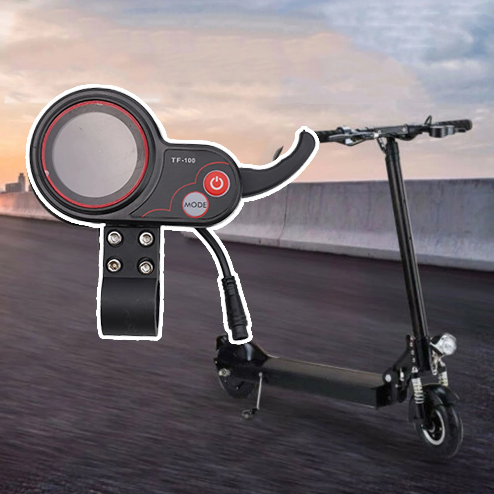 

Enhance your ride with 10 inch Electric Scooter Speed Controller high resolution LCD Dashboard Screen for Kugoo M4