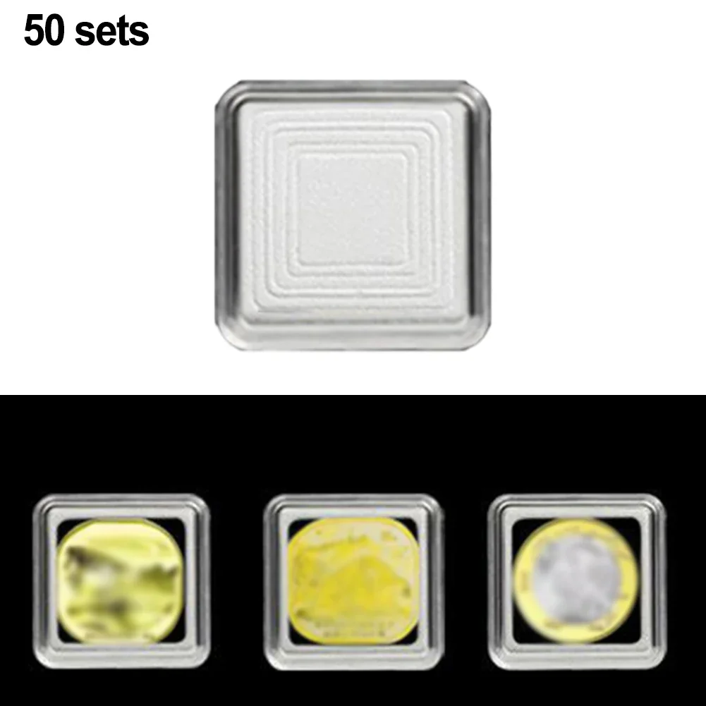 Square Clear Plastic Protector Containers Case For Token Board Game Holder Boxes Cards Collection 17/20/25/27/30mm