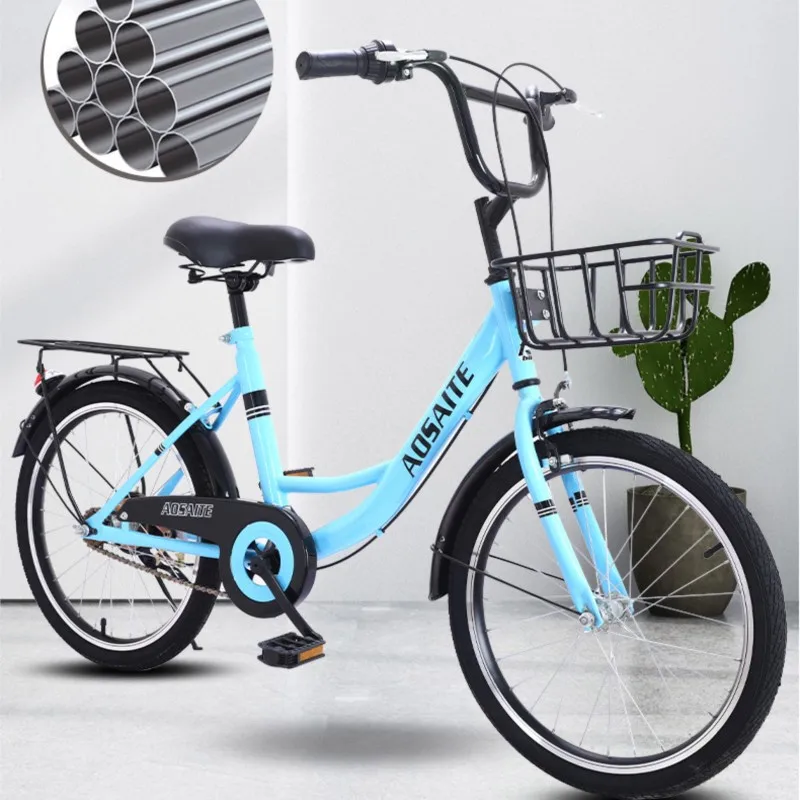 Adjustable Anti-Skid Bicycle for Women Student Car Wear-Resistant Can Carry People 16 20 Inch New Selfree  Drop-shippping