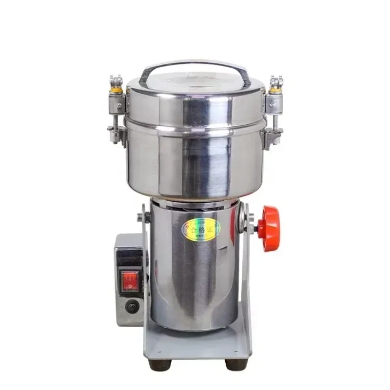 

Stainless steel automatic food crusher meat grinder pepper corn kernels spice commercial kitchen grinder