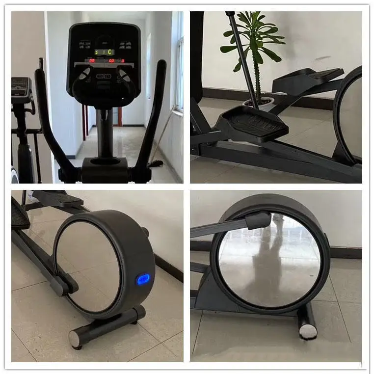 Commerciële Verticale Magnetische Gecontroleerde Elliptische Machine Stille Hometrainer Huishoudelijke Elliptische Machine Fitnessapparatuur