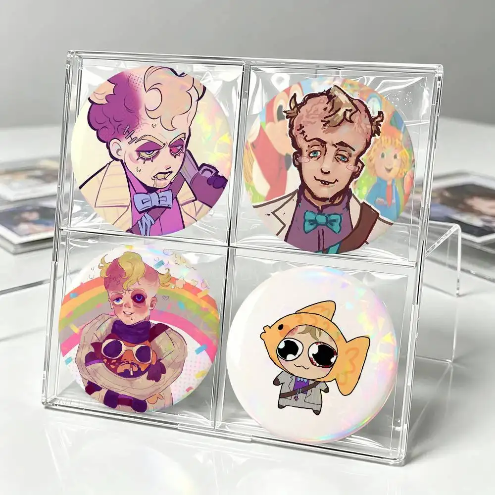 Outlast Trials Franco Barbi Round Badges Can Be Used To Decorate Clothes And Backpack Pins