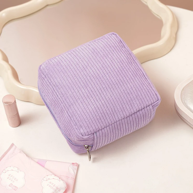 Kulturbeutel, Damenbinden-Beutel, Pad-Beutel, niedliche Kosmetik-Aufbewahrungstasche für Damen, kleine Make-up-Tasche, Kabeletui