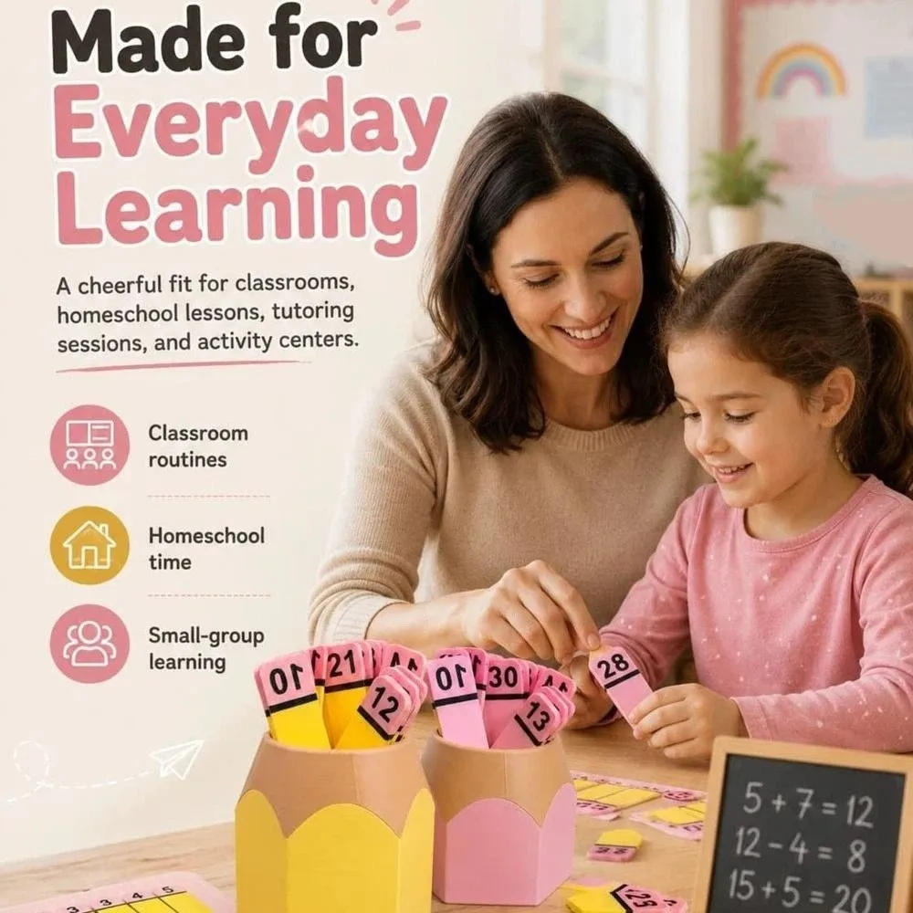 Organizer Reusable Counting Board Math Manipulatives Montessori Math Math Teaching Aid Numbers 1-30 PLA Sorting Board Classroom