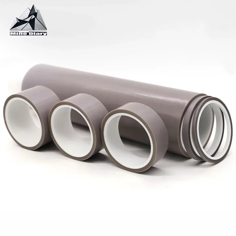 300°C PTFE Heat-resistant Insulation Tape Teflon Wear-resistant Sticker, Thermal Insulation Adhesive Tape, Thickness 0.08mm,10M