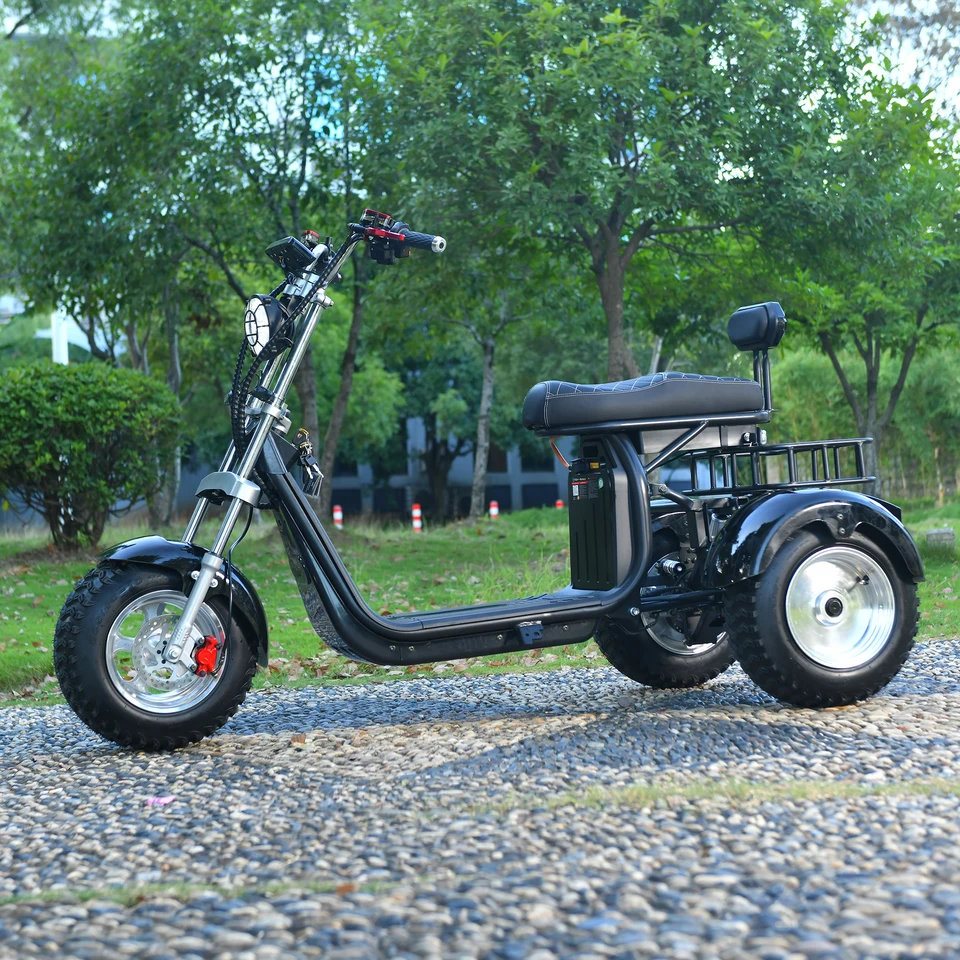高齢者向けの強力な電気三輪車,6000w,デュアルエンジン,最大55〜60km/h 高齢者向けの強力な電気三輪車,6000w,デュアルエンジン,最大55〜60km/h