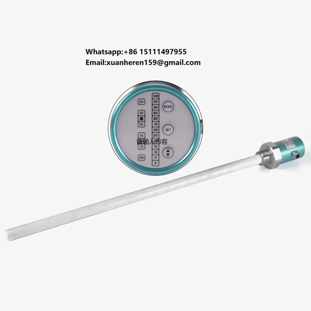 Customizable 50-3000mm Deep Corrosion Resistant PTFE Capacitive Fuel Level Sensor for Diesel Petrol Level Measuring Instrument