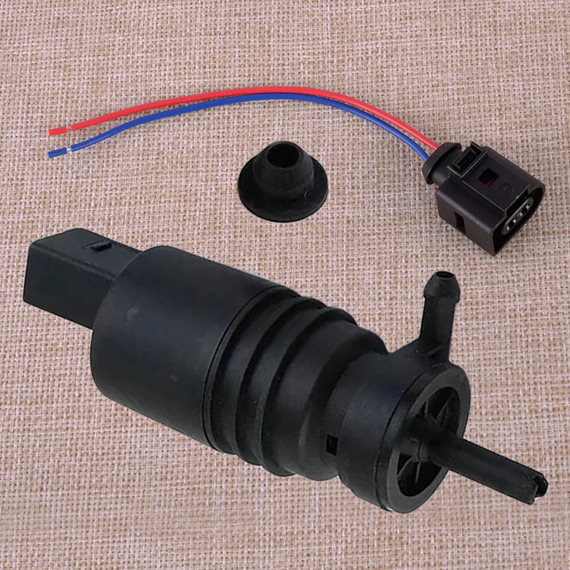 

1 Set Black Plastic Windshield Washer Pump Connector Plug Wiring A2218690121 12V Fit for Mercedes Benz G550 C230 C280 G55 ML350